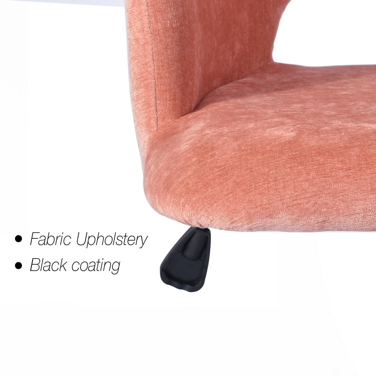 Upholstered Task Chair/ Home Office Chair - Coral