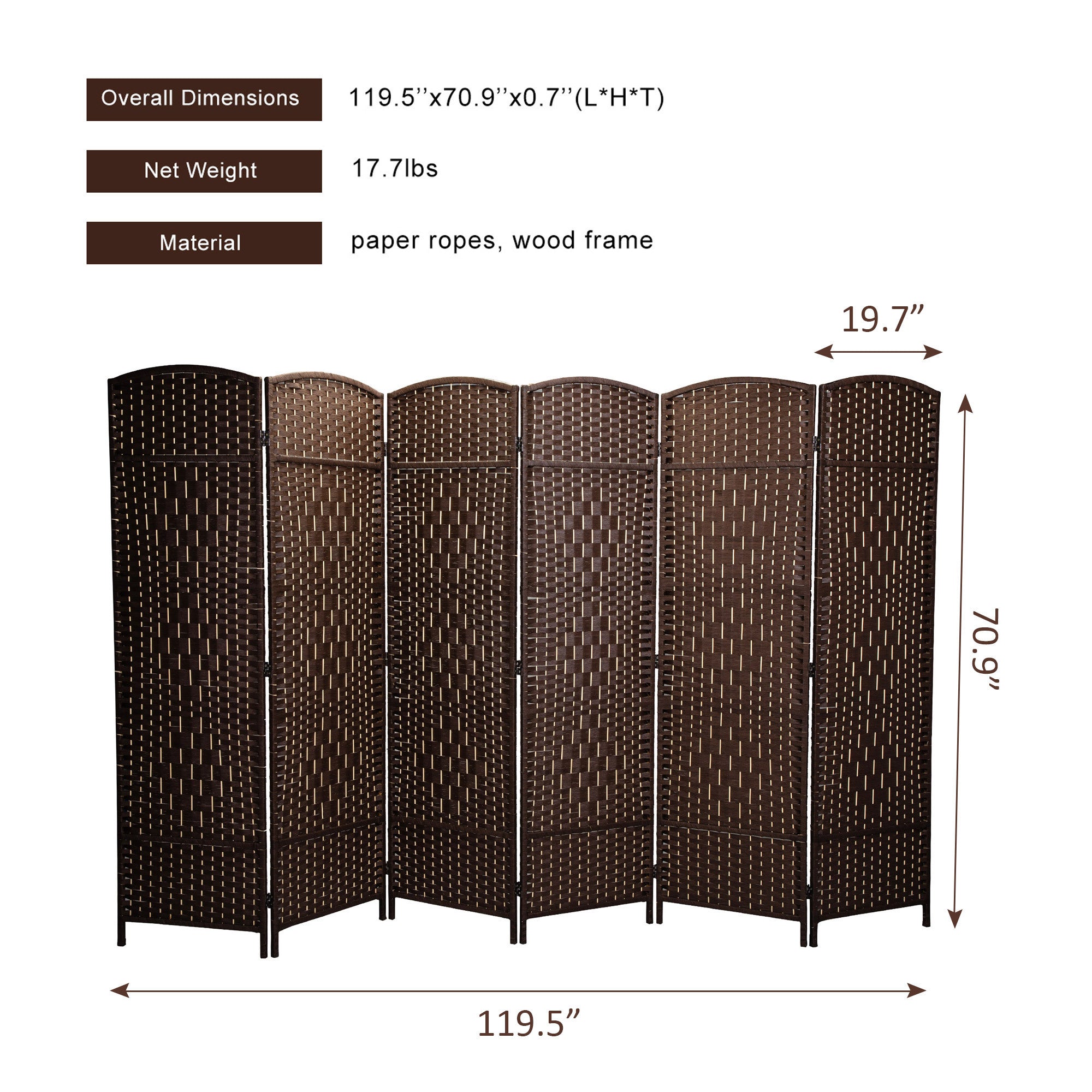  Panel Room Dividers