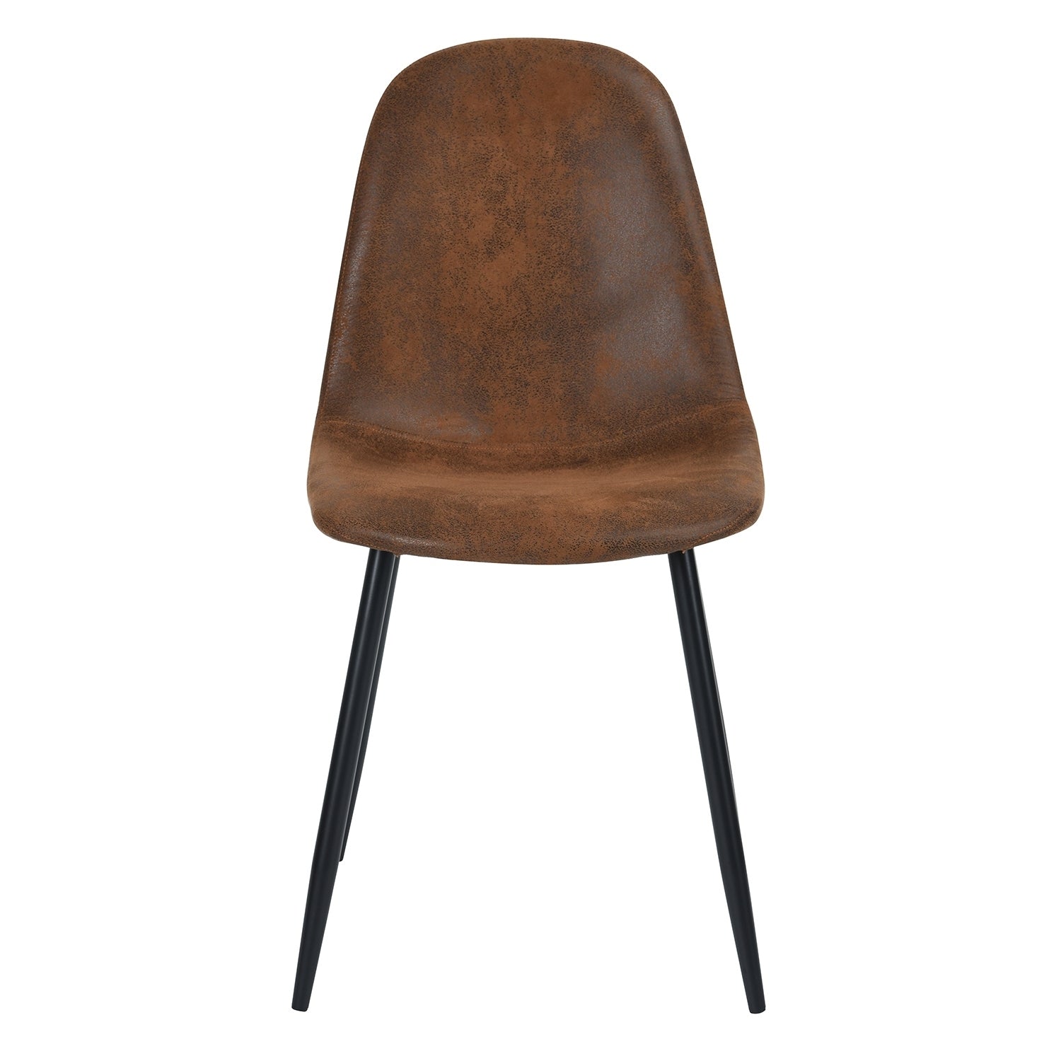 Scandinavian velvet chairs - Suede Brown (Set of 4)