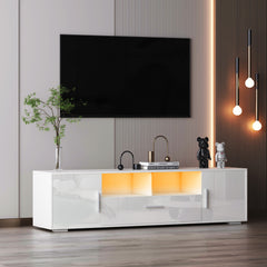 TV Stand with LED Lights