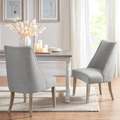 Winfield Upholstered Dining Chairs (Set of 2) - Light Grey