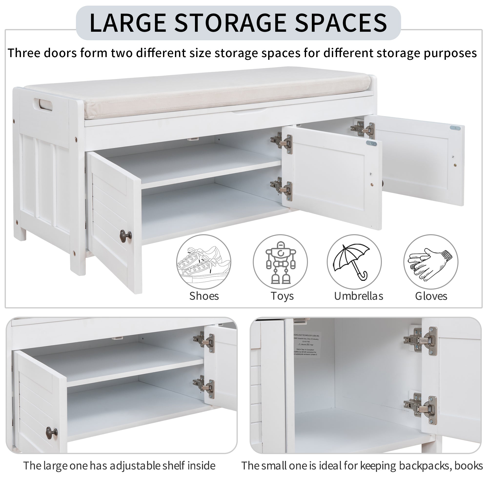 Hidden Storage Bench