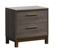 Nightstand Two Tone Antique Gray