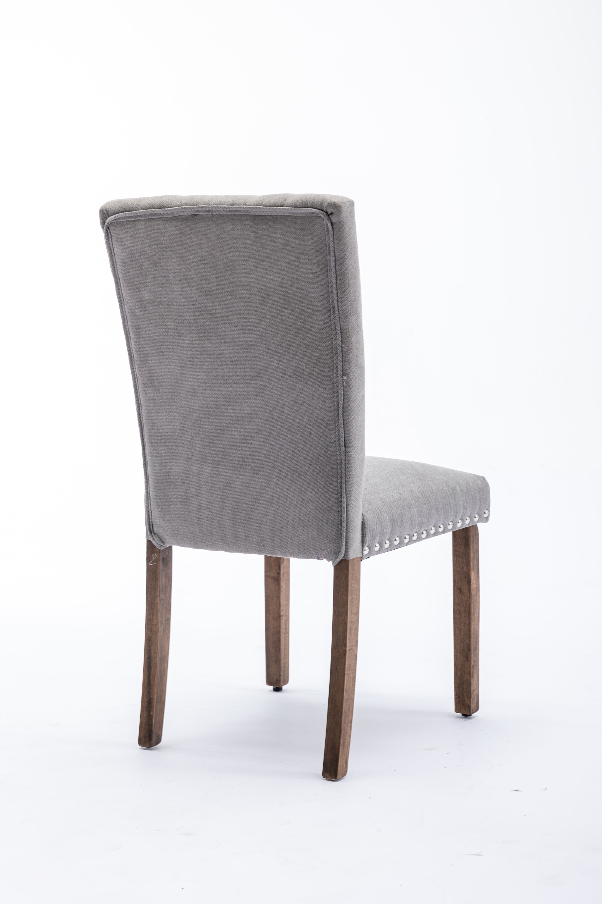 Classic Upholstered Accent Dining Chair - Grey