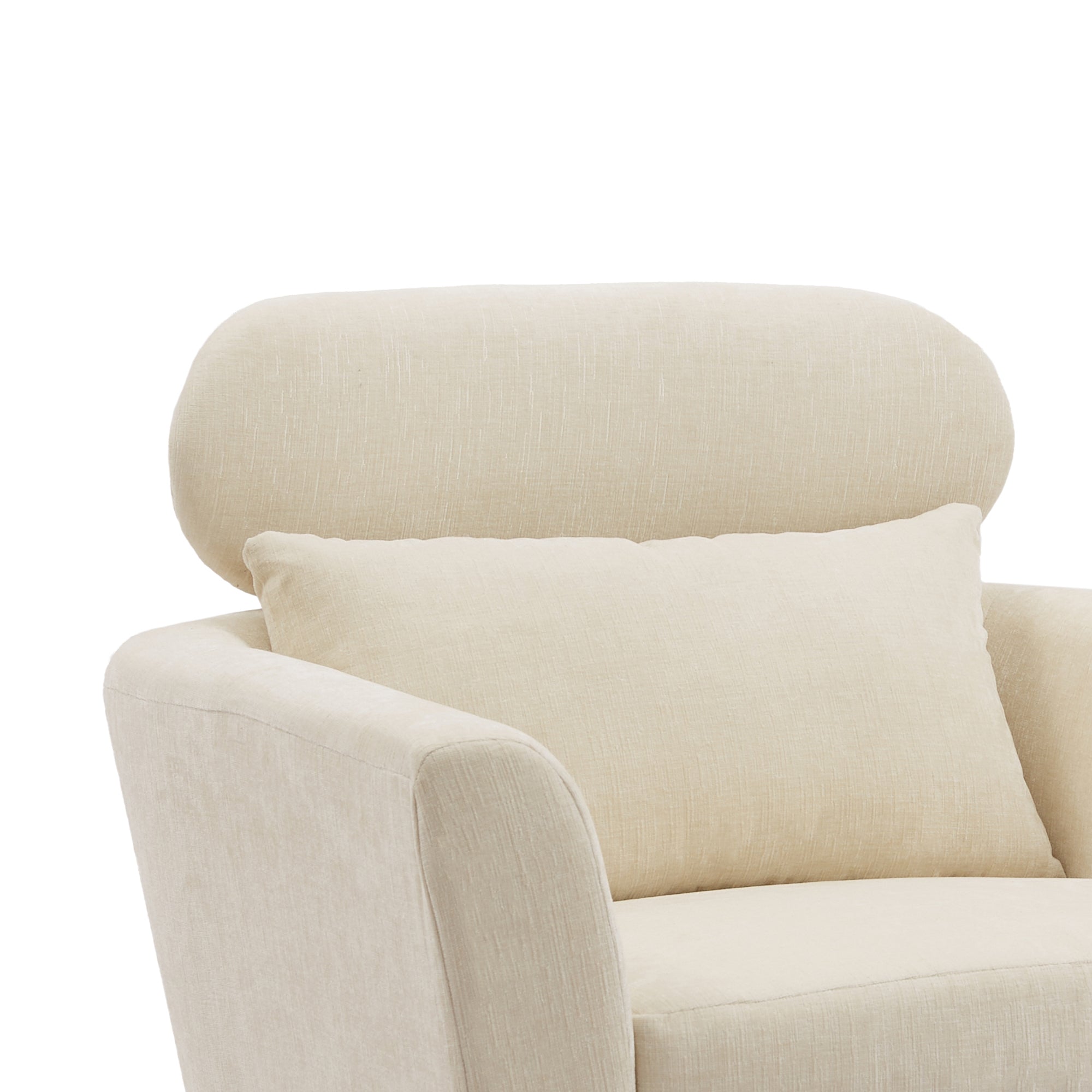 Chenille Upholstered Single Sofa Leisure Club Chair