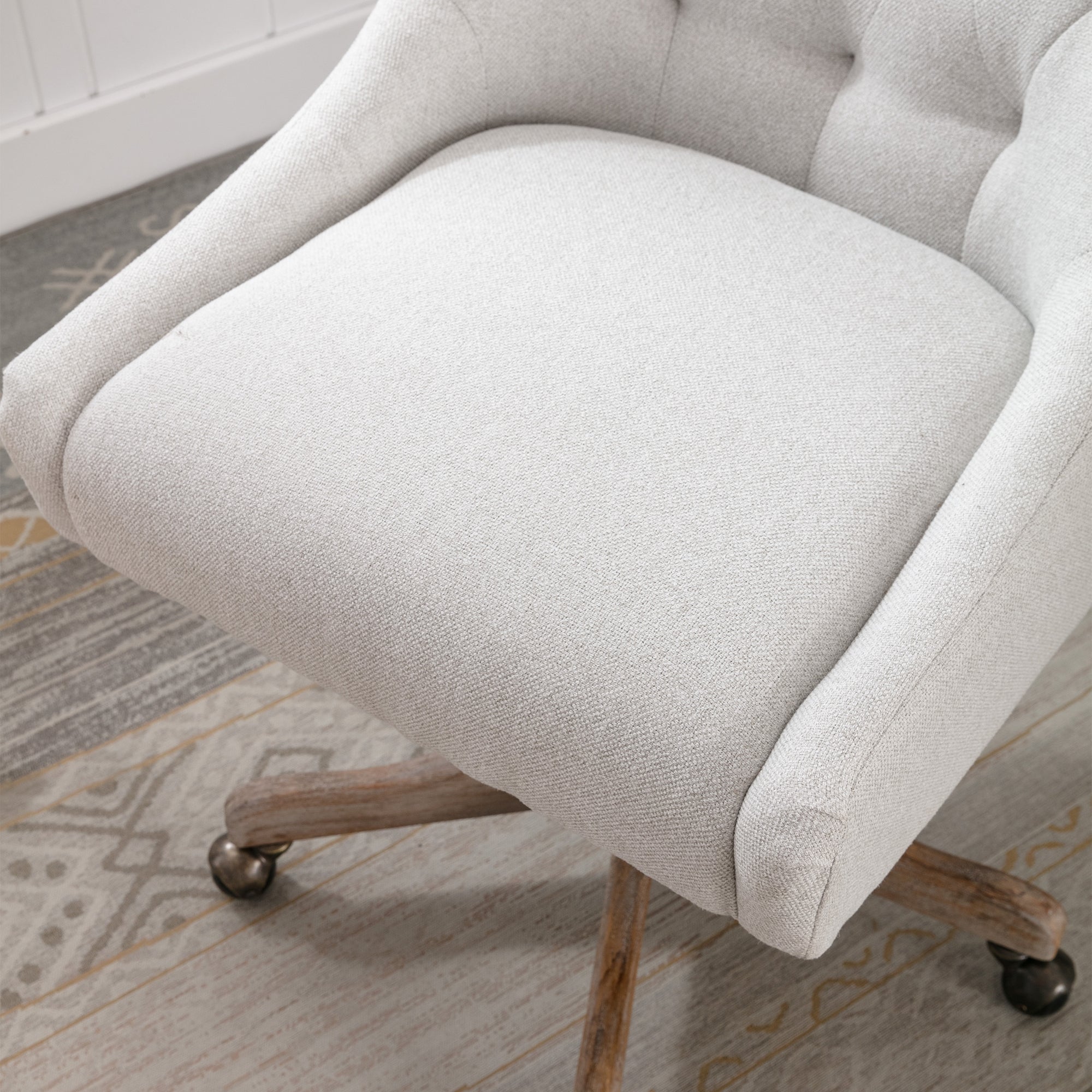 Swivel Shell Chair - Beige