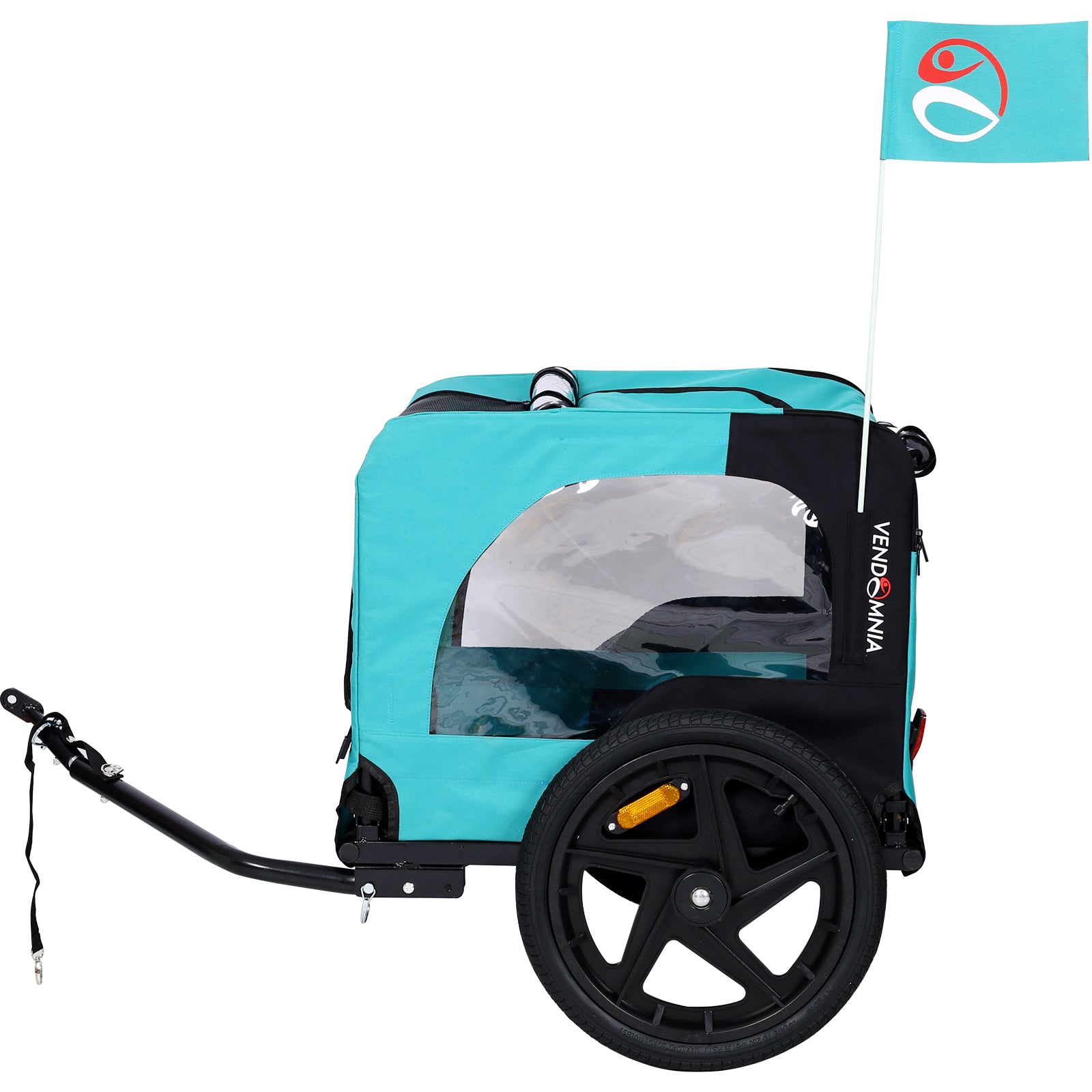 Foldable Pet Jogging Stroller Dog Carriers Bicycle - Light Blue