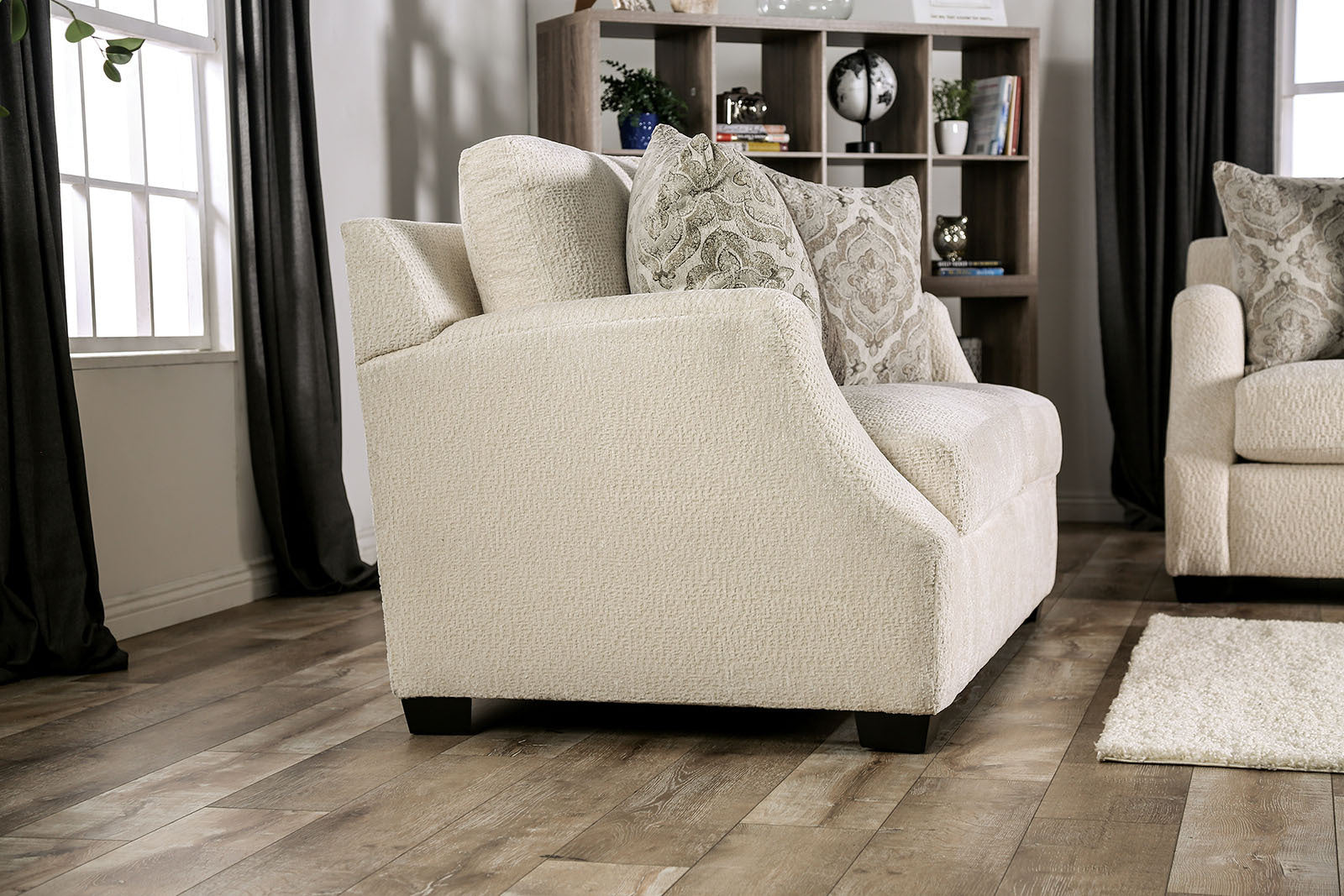 Elegant Loveseat - Ivory