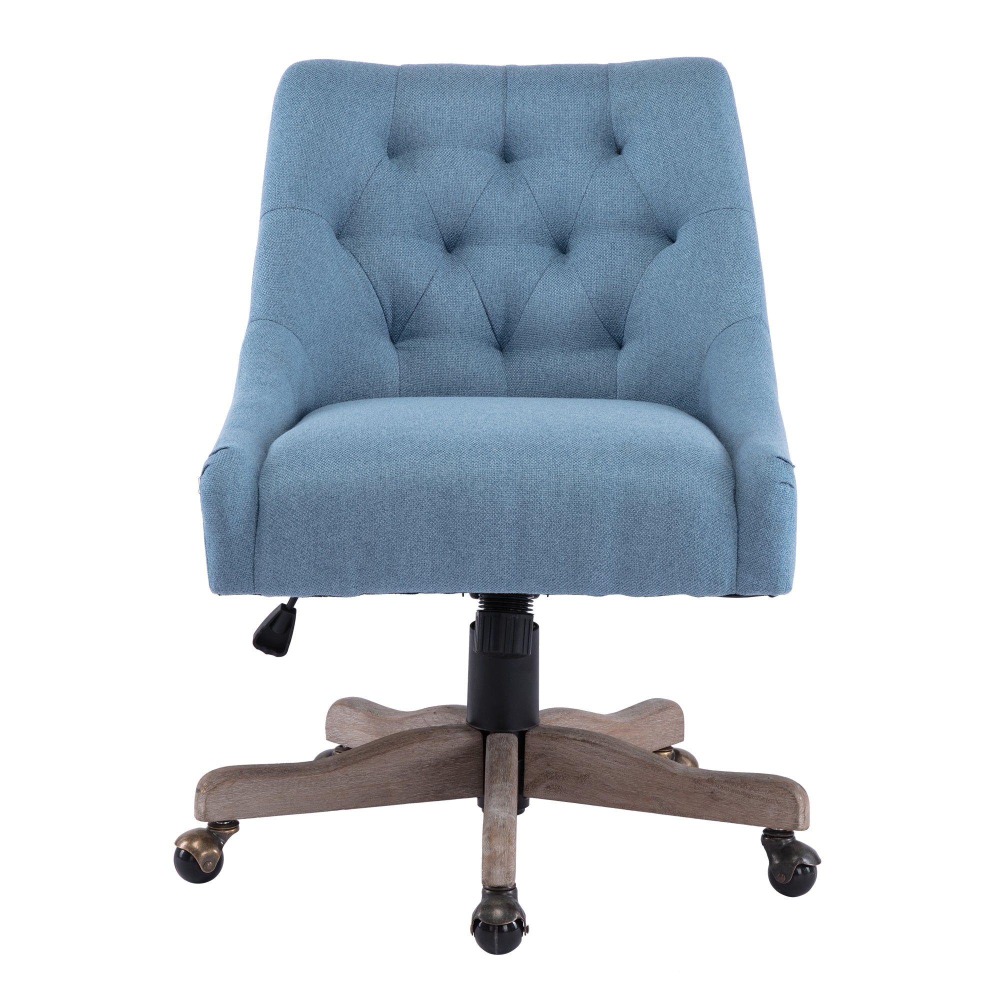 Modern Swivel Shell Chair  - Blue