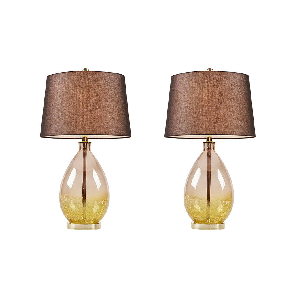 Ombre Glass Table Lamp (Set of 2) - Gold