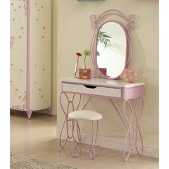 Vanity Set in White & Light Purple