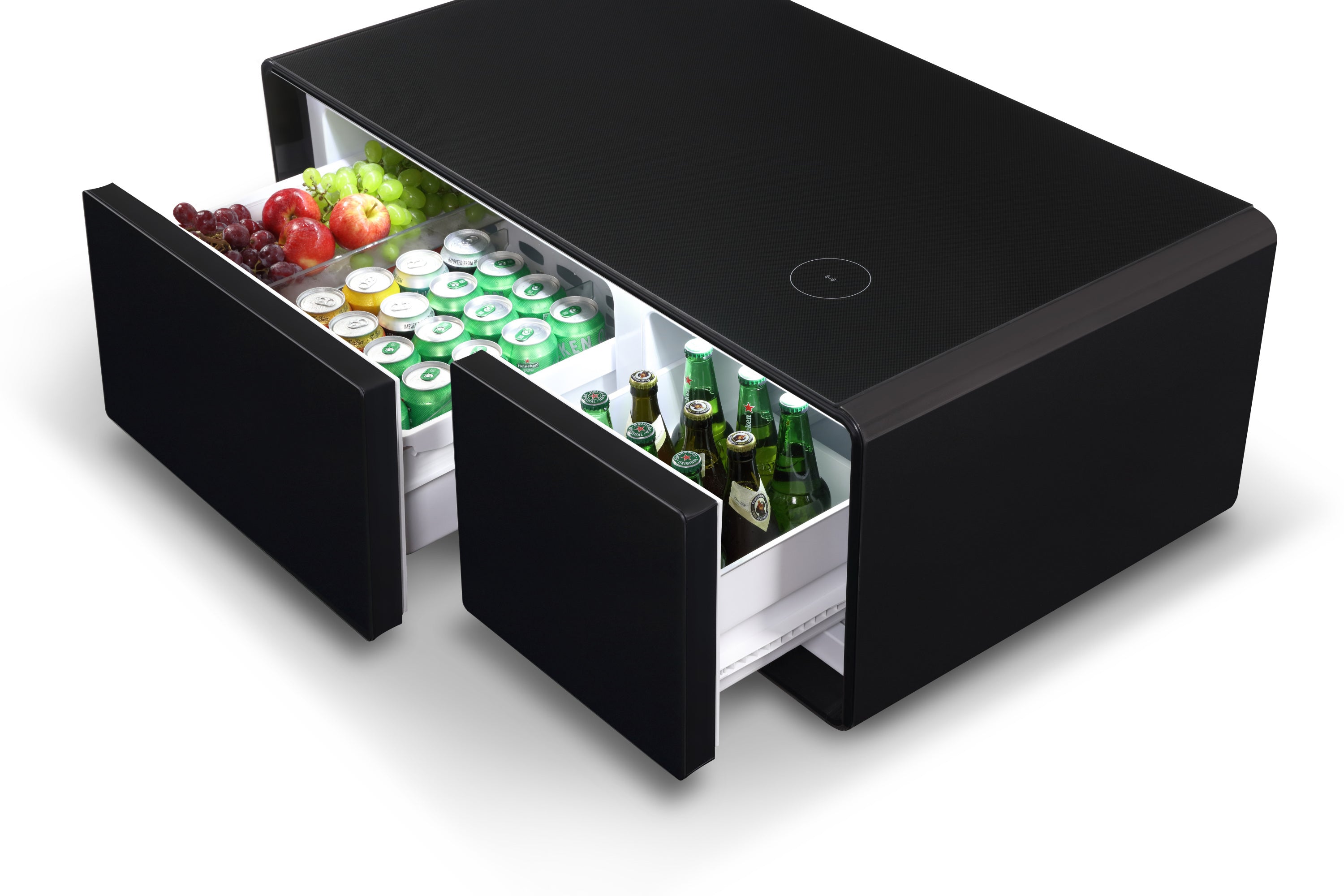 Compact coffee table fridge