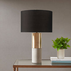 Fulton Concrete Table Lamp - Black