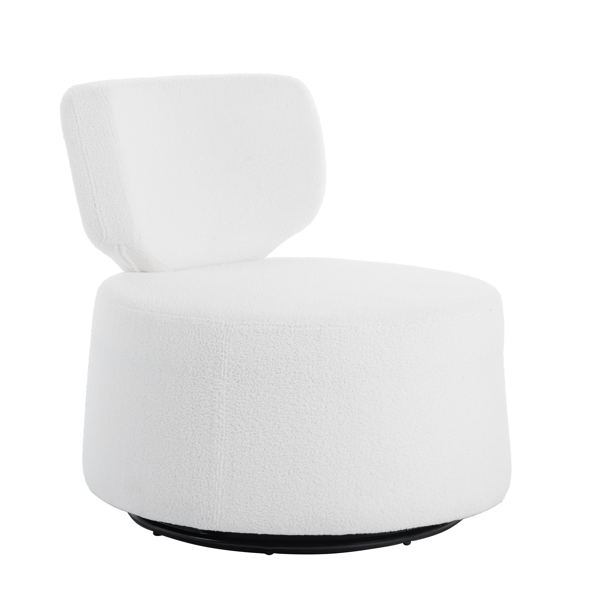 White Plush Chair