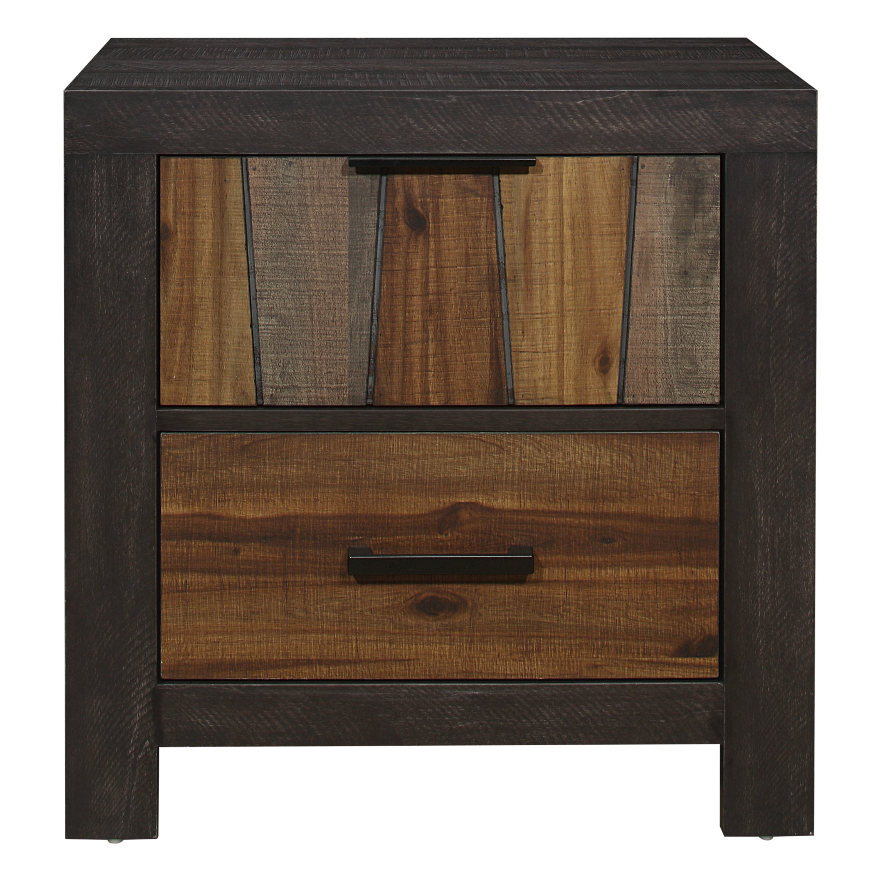 Nightstand Multi-Tone Wire Brushed Finishes