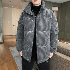 Men Corduroy Padded Jacket