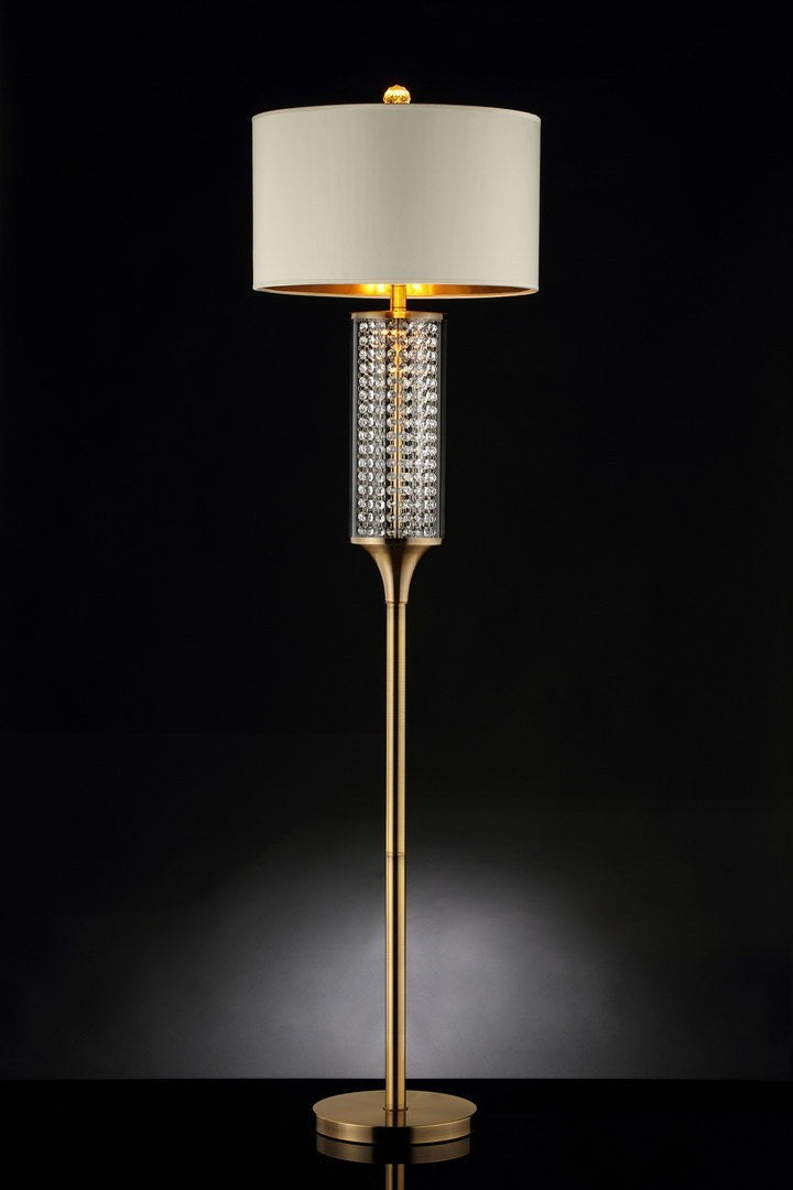 62.25-Inch Pluviam Crystal Floor Lamp