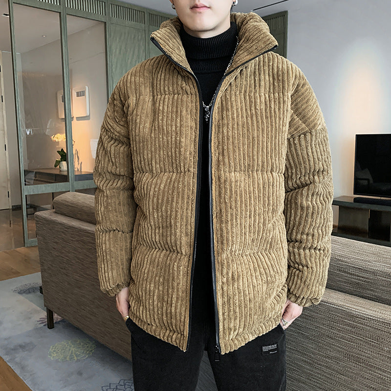 Men Corduroy Padded Jacket