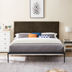 King Bed Beautiful line Stripe Cushion Headboard