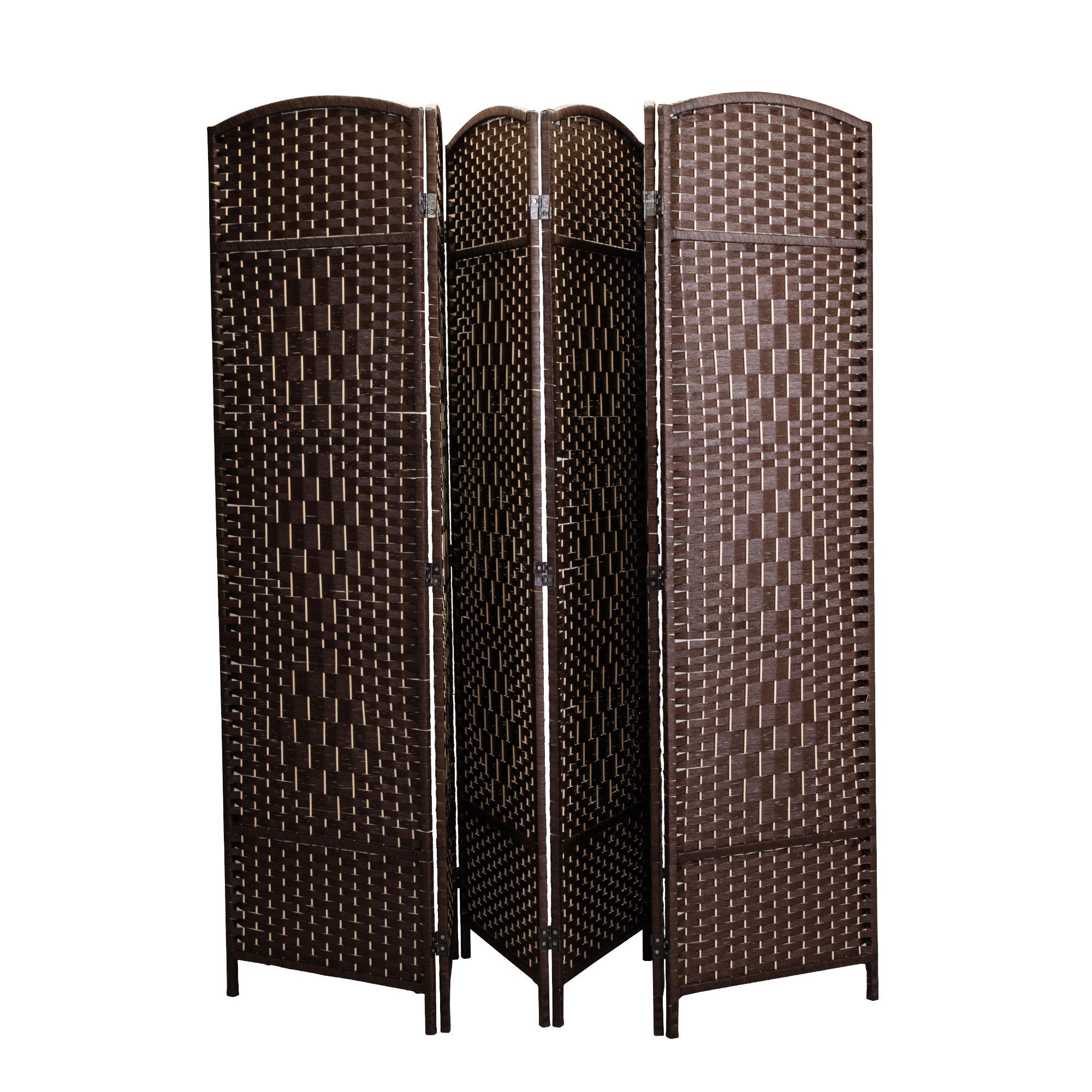  Brown 6 Panel Room Dividers