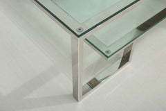 Topaz Modern Glass Coffee Table