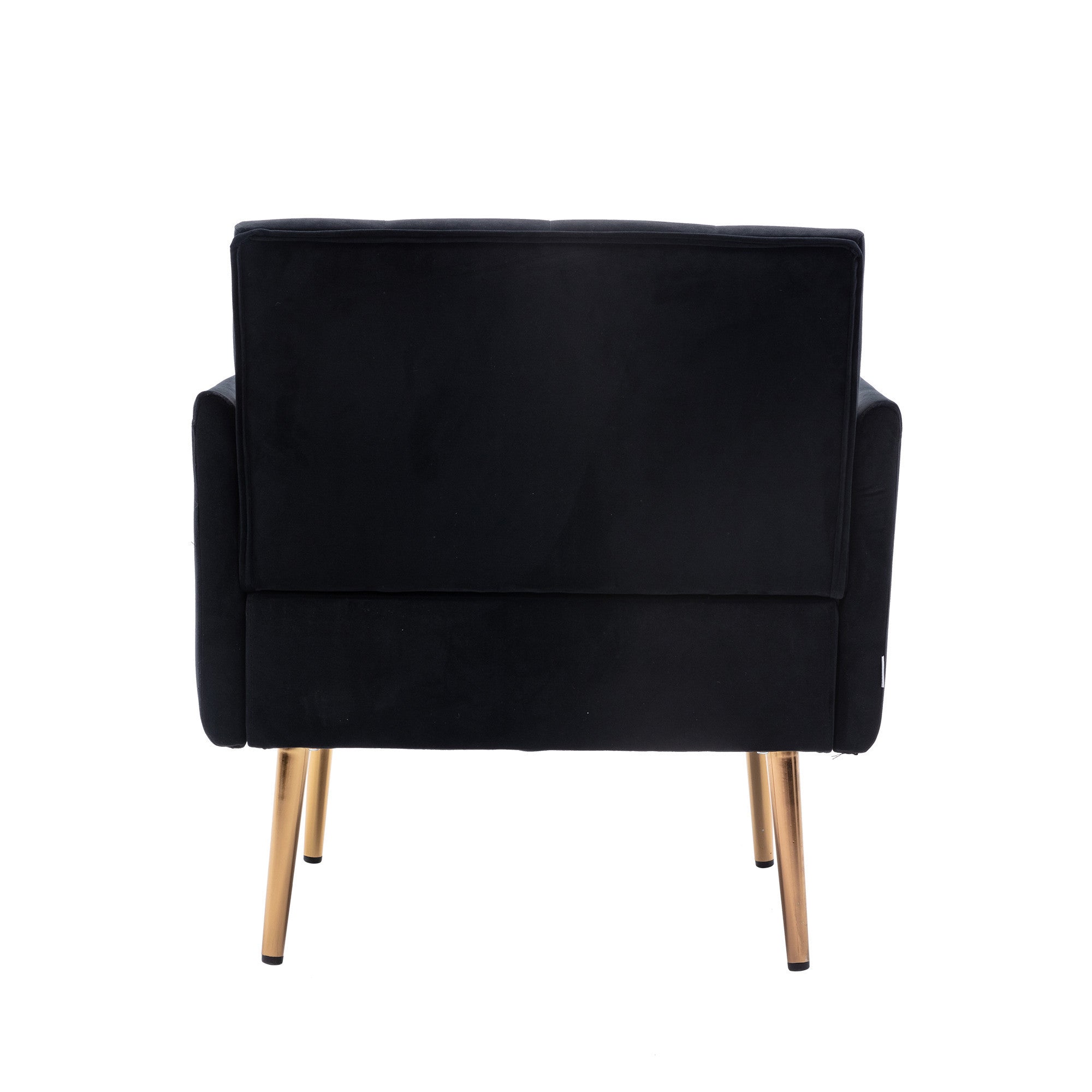 Chair with Rose Golden feet - Black