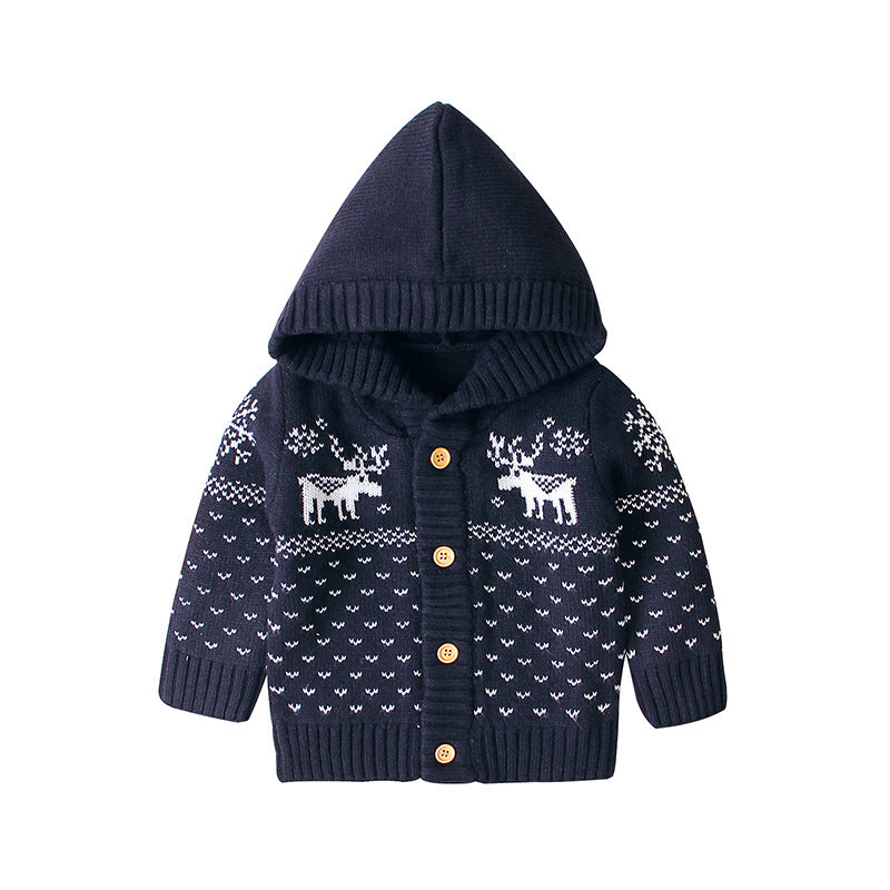 Christmas Baby Coat Hooded