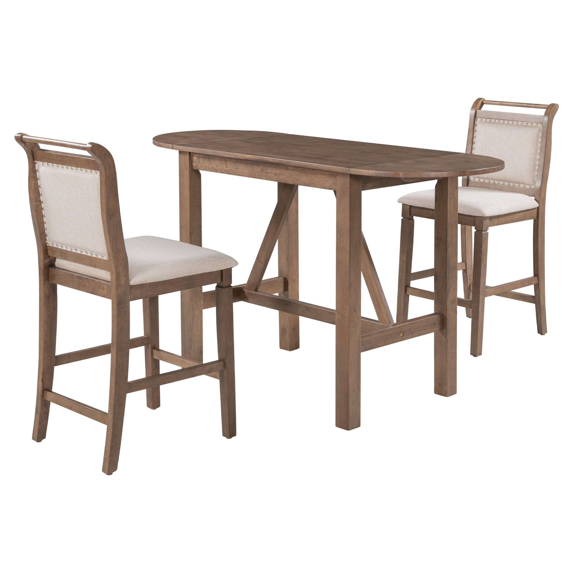 3-Piece Drop Leaf Dining Set