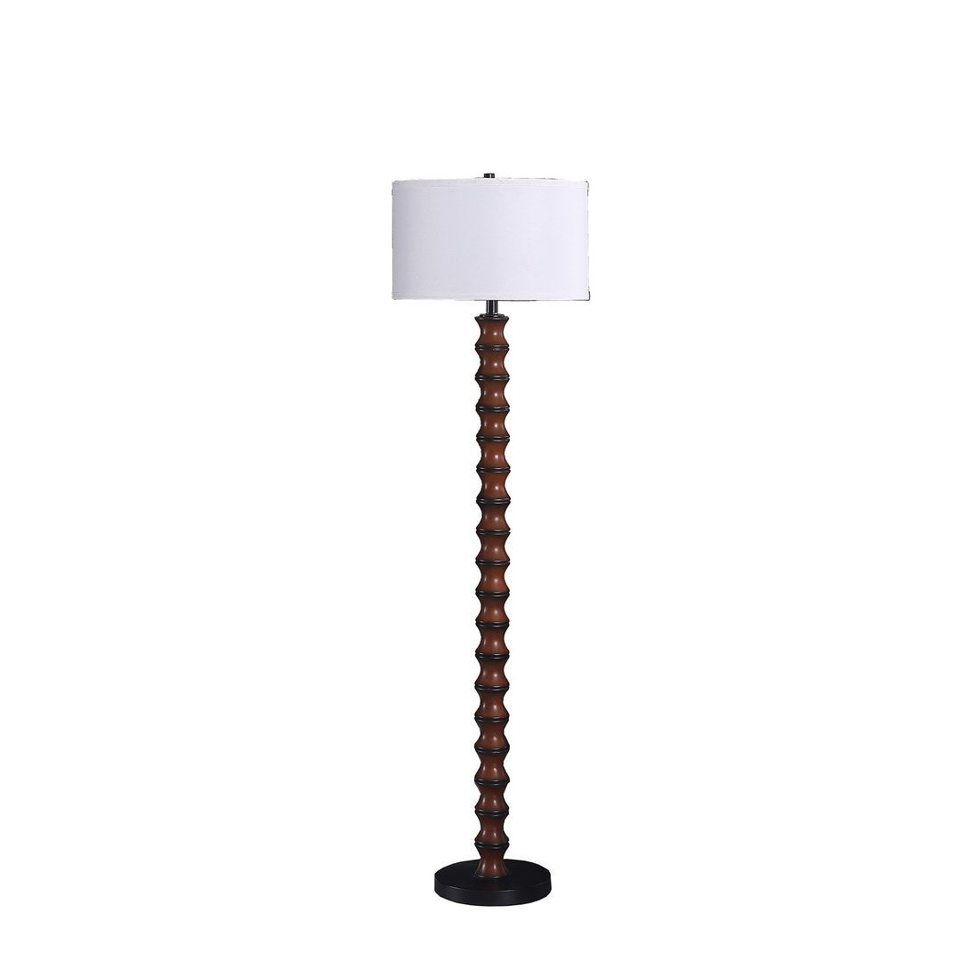 61" Littoral Wood Insp Modern Floor Lamp