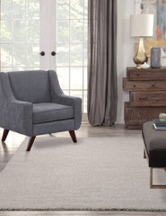  Charcoal Stripe Area Rug