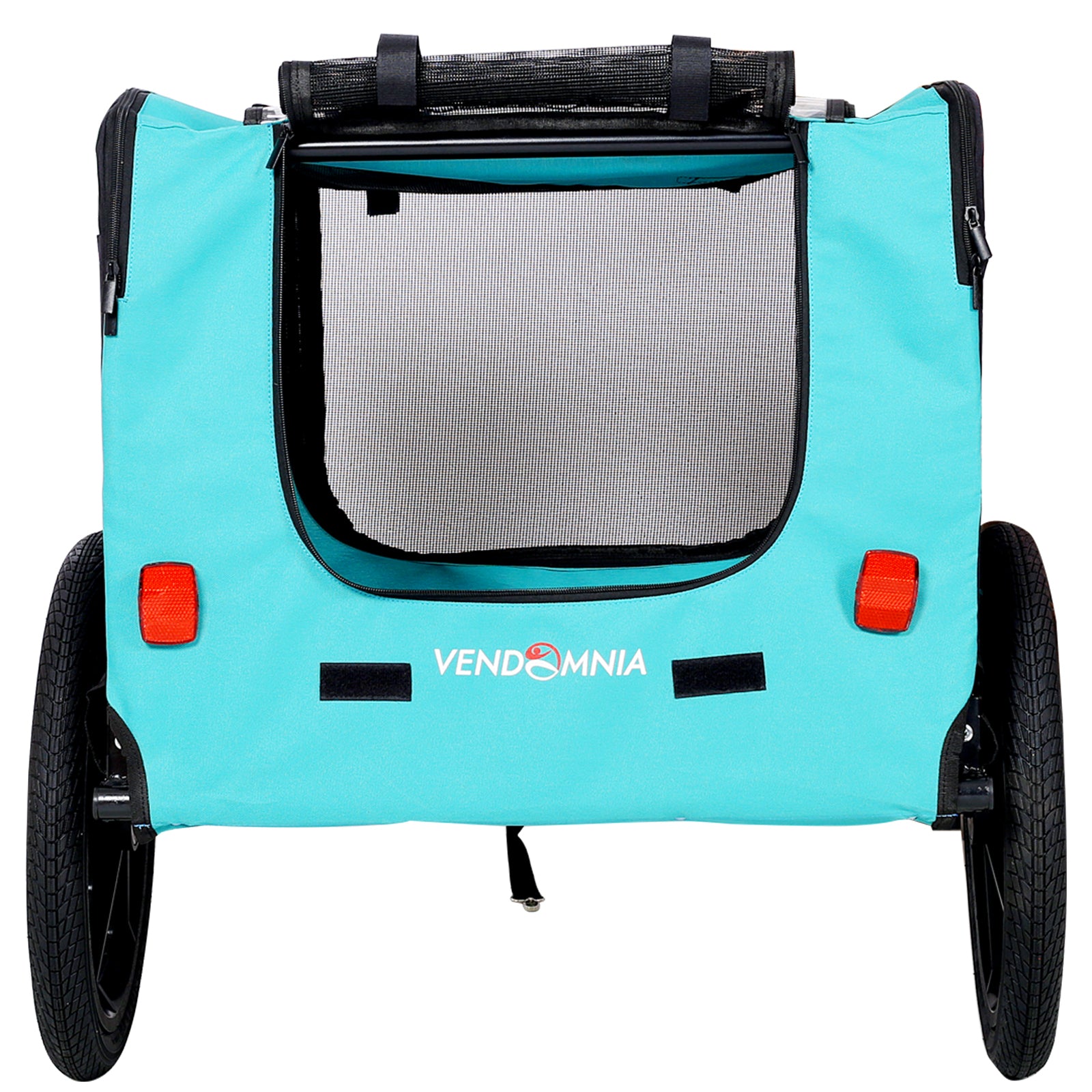 Foldable Pet Jogging Stroller Dog Carriers Bicycle - Light Blue